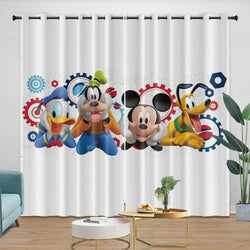 Mickey Mouse Club House Curtains Kids Blackout Window Drapes (ONLINE ORDER ONLY)