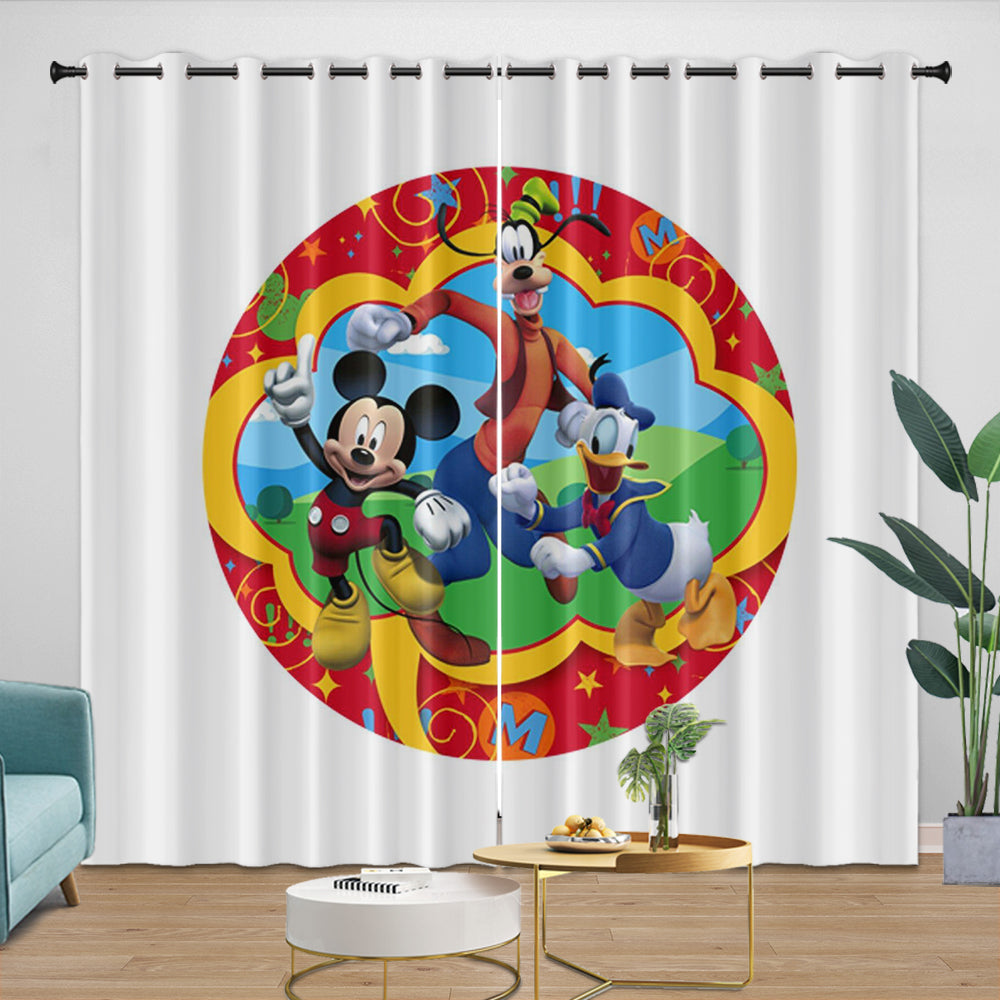 Mickey Mouse Club House Curtains Kids Blackout Window Drapes (ONLINE ORDER ONLY)