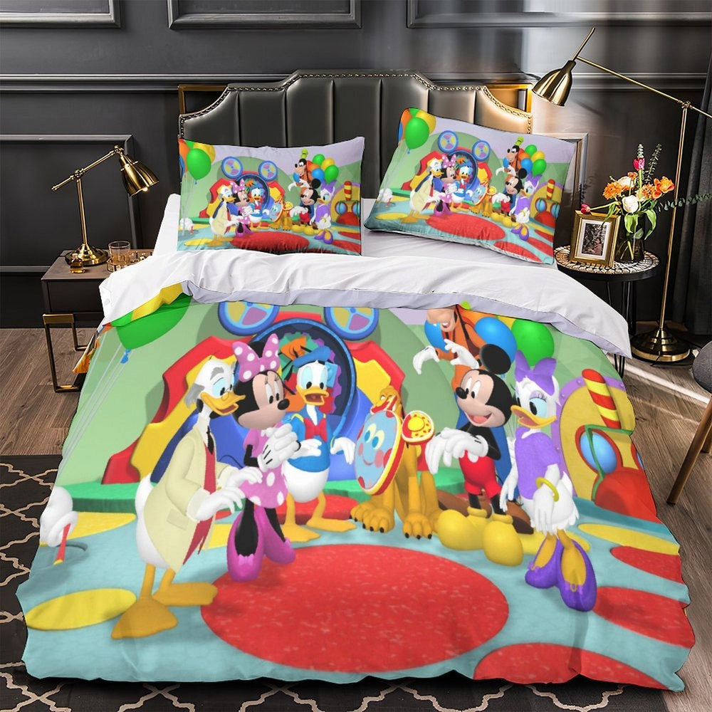 Mickey Mouse Club House Duvet Cover Kids Bedding Set Without Filler (ONLINE ORDER ONLY)