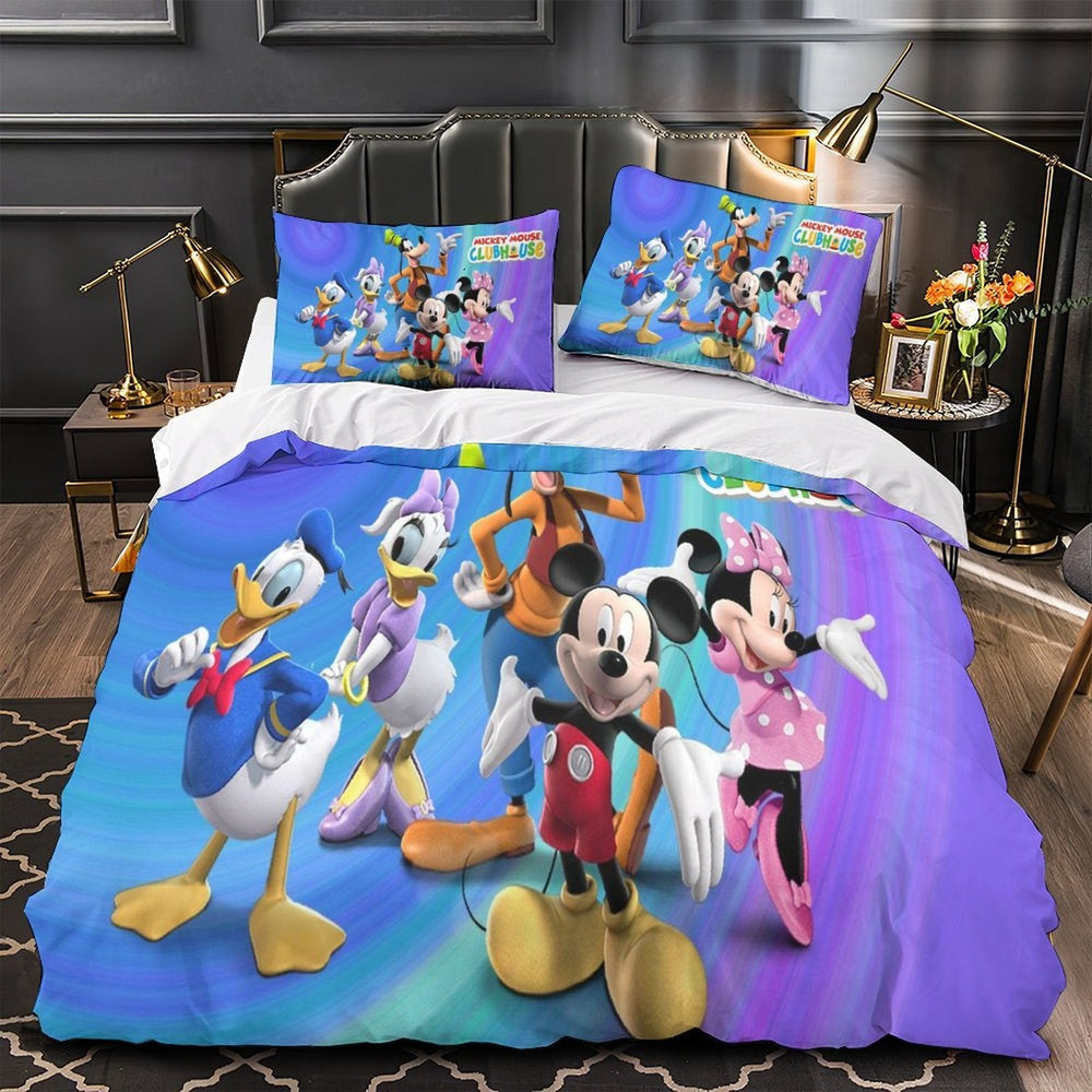 Mickey Mouse Club House Duvet Cover Kids Bedding Set Without Filler (ONLINE ORDER ONLY)