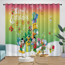 Mickey Mouse Curtains Blackout Window Drapes Room Decoration (Online Order Only)