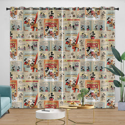 Mickey Mouse Curtains Blackout Window Drapes Room Decoration (Online Order Only)
