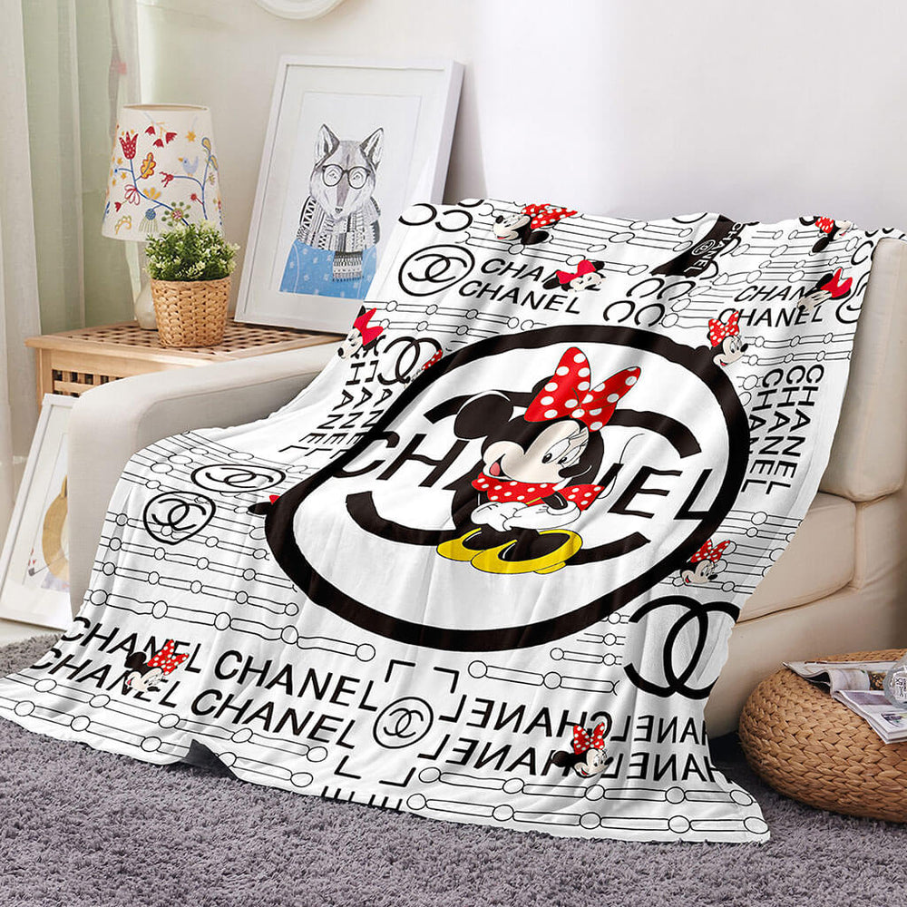 Mickey Mouse Donald Duck Blanket Flannel Fleece Throw Cosplay Blanket (Online Order Only)