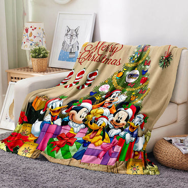 Mickey Mouse Pattern Blanket Flannel Throw Room Decoration (Online Order Only)