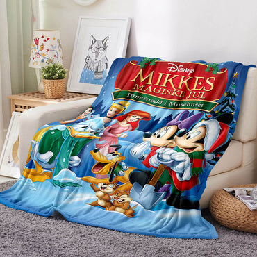 Mickey Mouse Pattern Blanket Flannel Throw Room Decoration (Online Order Only)