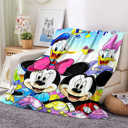 Mickey Mouse Pattern Blanket Flannel Throw Room Decoration (Online Order Only)