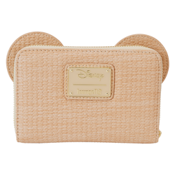 Mickey Mouse Woven Rattan Texture Zip Around Wallet by LoungeFly (Online Order Only)