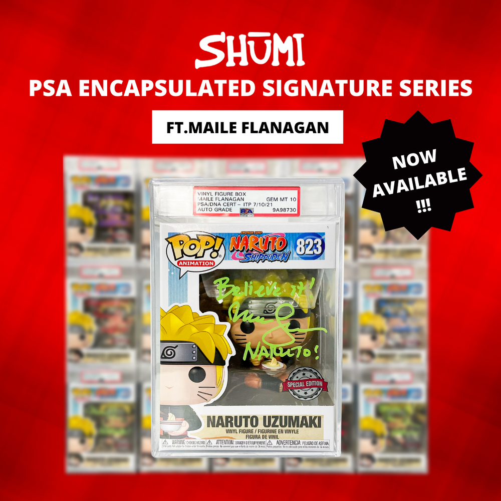 Shumi x PSA Encapsulated Signature Series - Naruto with Noodles (Maile Flanagan) [LIMIT 2 PER CUSTOMER][READ DESCRIPTION] (ONLINE ORDER ONLY)
