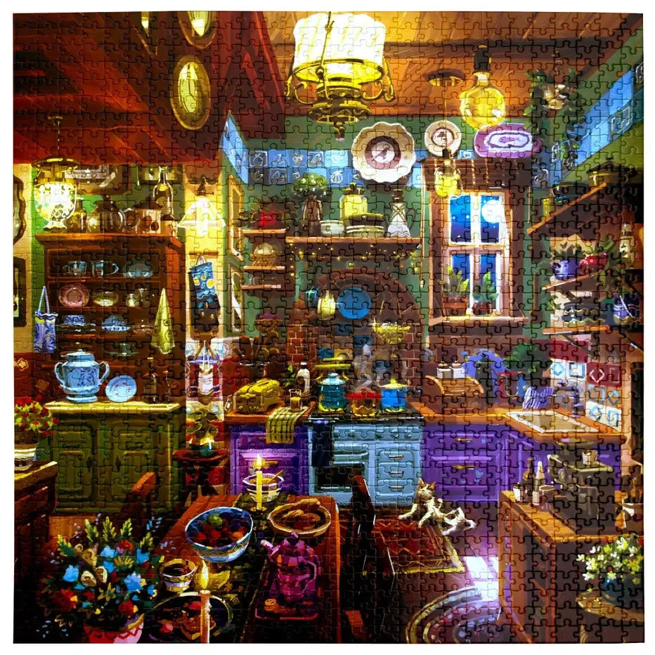 Midnight Kitchen 1000 Piece Jigsaw Puzzle eeBoo (ONLINE ORDER ONLY)