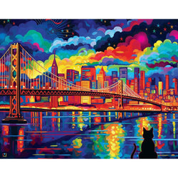 Midnight in San Francisco 1000 Piece Jigsaw Puzzle Springbok (ONLINE ORDER ONLY)