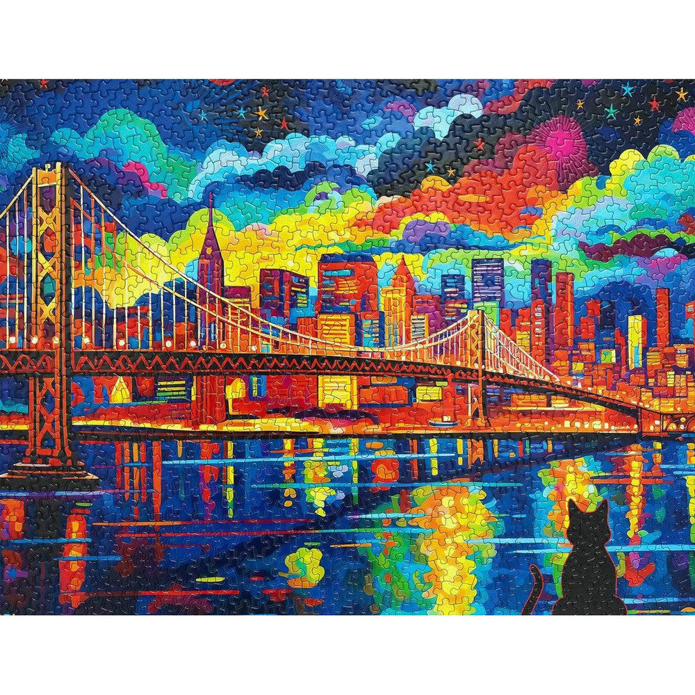 Midnight in San Francisco 1000 Piece Jigsaw Puzzle Springbok (ONLINE ORDER ONLY)