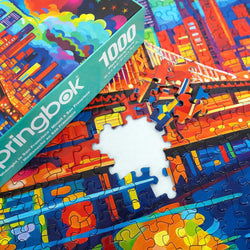 Midnight in San Francisco 1000 Piece Jigsaw Puzzle Springbok (ONLINE ORDER ONLY)