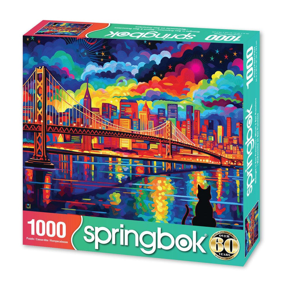 Midnight in San Francisco 1000 Piece Jigsaw Puzzle Springbok (ONLINE ORDER ONLY)