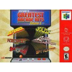 Midway's Greatest Arcade Hits Vol 1 - Nintendo 64 (LOOSE) (Online Order Only)