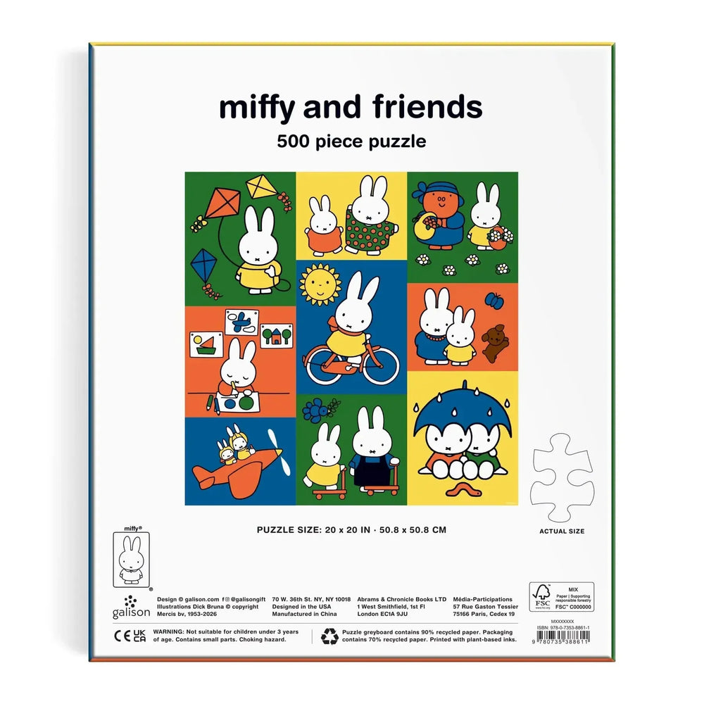 Miffy & Friends 500 Piece Jigsaw Puzzle Galison