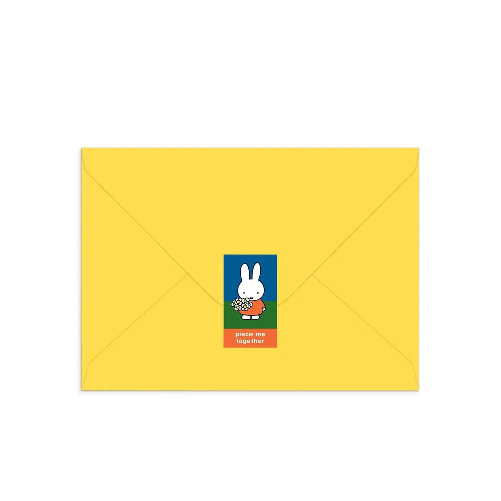 Miffy with Flowers Greeting Card 60 Piece Jigsaw Puzzle Galison (ONLINE ORDER ONLY)