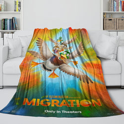 Migration Blanket Flannel Fleece Throw Room Decoration (Online Order Only)