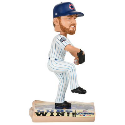 Chicago Cubs 2016 World Series Newspaper Bobbleheads (ONLINE ORDER ONLY)