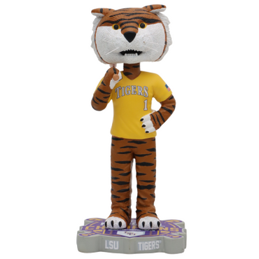Mike the Tiger LSU Tigers 2023 Men's College World Series National Champions Bobblehead (ONLINE ORDER ONLY)
