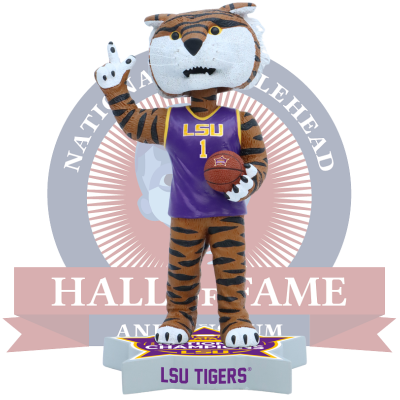 Mike the Tiger LSU Tigers Mascot 2023 Women's Basketball National Champions Bobblehead (ONLINE ORDER ONLY)