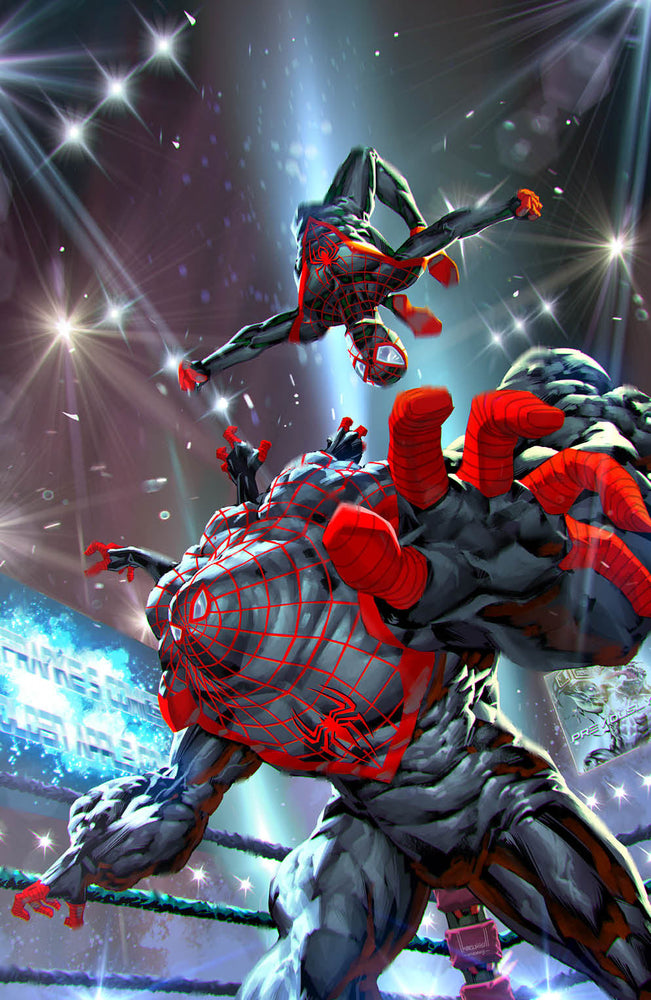 Miles Morales Spider-Man #25 Kael Ngu Wrestling Clone Virgin Variant WWE (05/05/2021) Marvel (ONLINE ORDER ONLY)