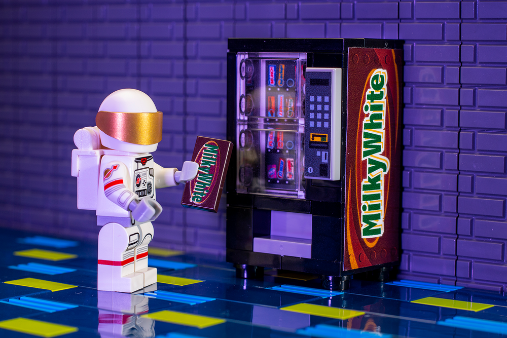Milky White - B3 Customs® Candy Vending Machine (Online Order Only)