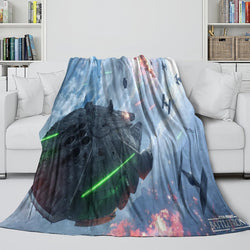 Millennium Falcon Blanket Flannel Throw Room Decoration (ONLINE ORDER ONLY)