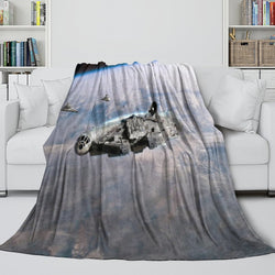 Millennium Falcon Blanket Flannel Throw Room Decoration (ONLINE ORDER ONLY)