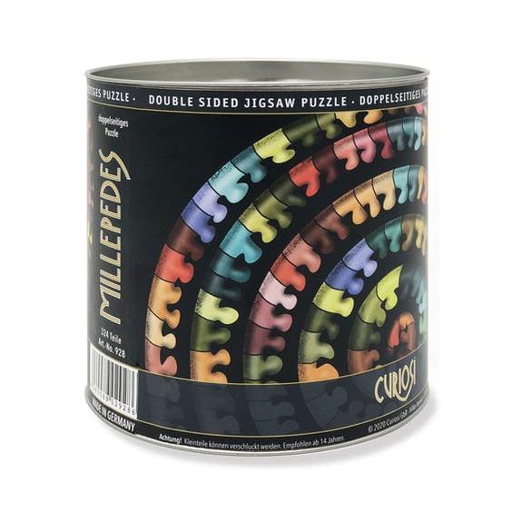 Millepedes 324 Wood Piece Double-Sided Round Jigsaw Puzzle Curiosi (ONLINE ORDER ONLY)