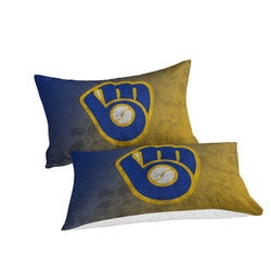 Milwaukee Brewers Bedding Set Quilt Cover Without Filler (Online Order Only)
