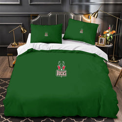 Milwaukee Bucks Bedding Set Duvet Cover Without Filler (Online Order Only)