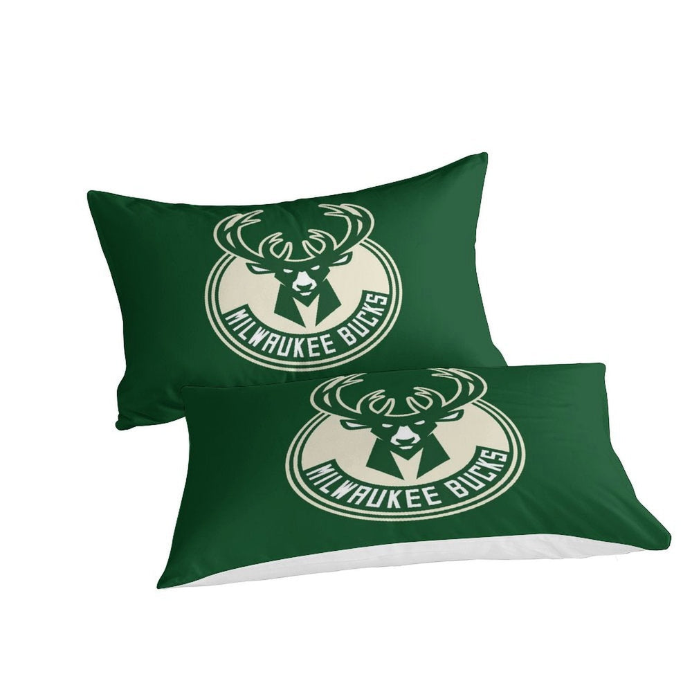 Milwaukee Bucks Bedding Set Duvet Cover Without Filler (Online Order Only)