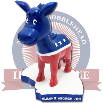 Democratic Donkey Milwaukee, Wisconsin 2020 Bobblehead (ONLINE ORDER ONLY)