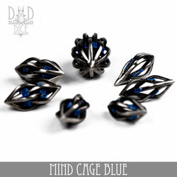 Mind Cage Blue - Metal Dice Set (Gift Box) (Online Order Only)