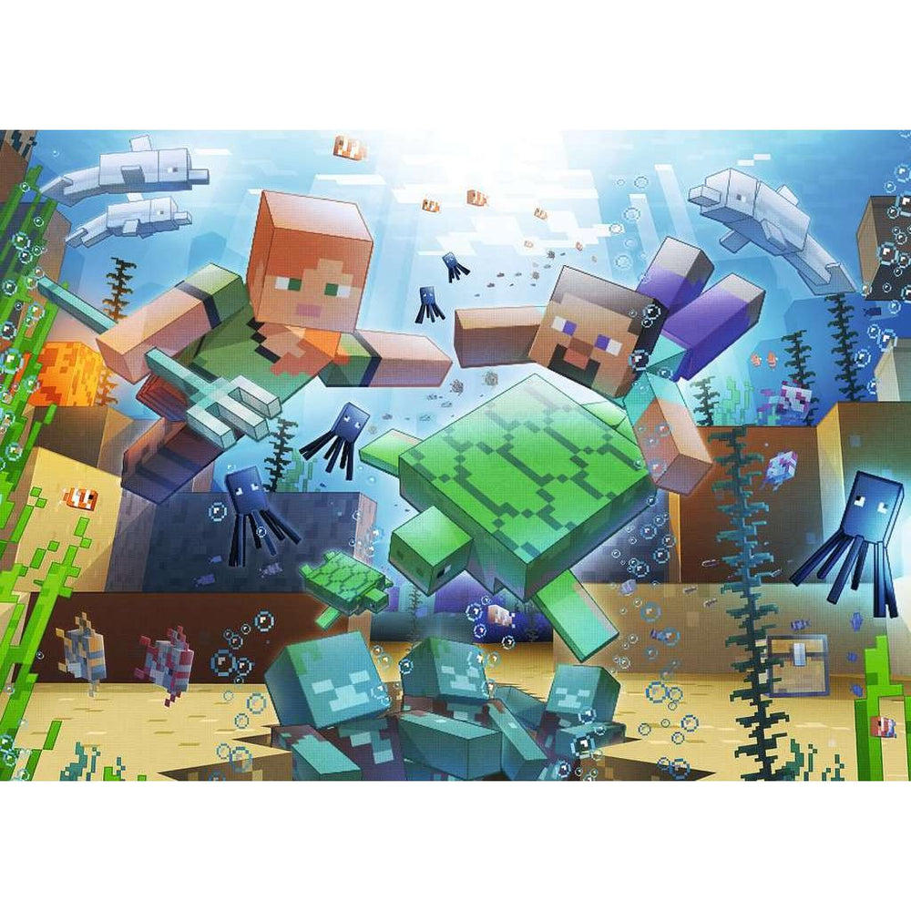 Minecraft Mosaic 1000 Piece Jigsaw Puzzle Ravensburger (ONLINE ORDER ONLY)