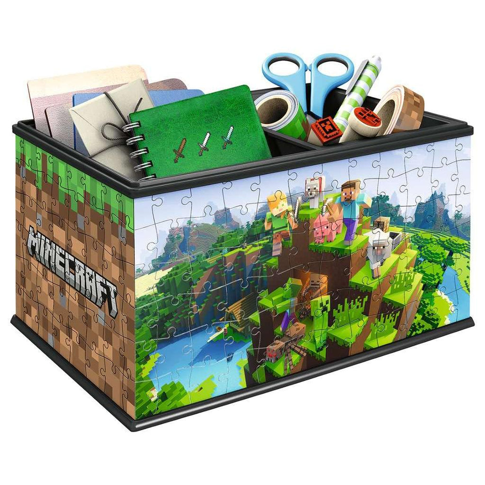 Minecraft Storage Box 223 Piece 3D Jigsaw Puzzle Ravensburger (ONLINE ORDER ONLY)