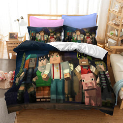 Minecraft Bedding Sets Pattern Quilt Cover Without Filler (Online Order Only)