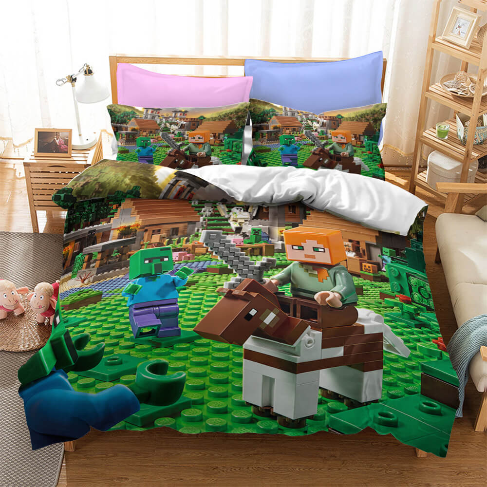 Minecraft Bedding Sets Pattern Quilt Cover Without Filler (Online Order Only)