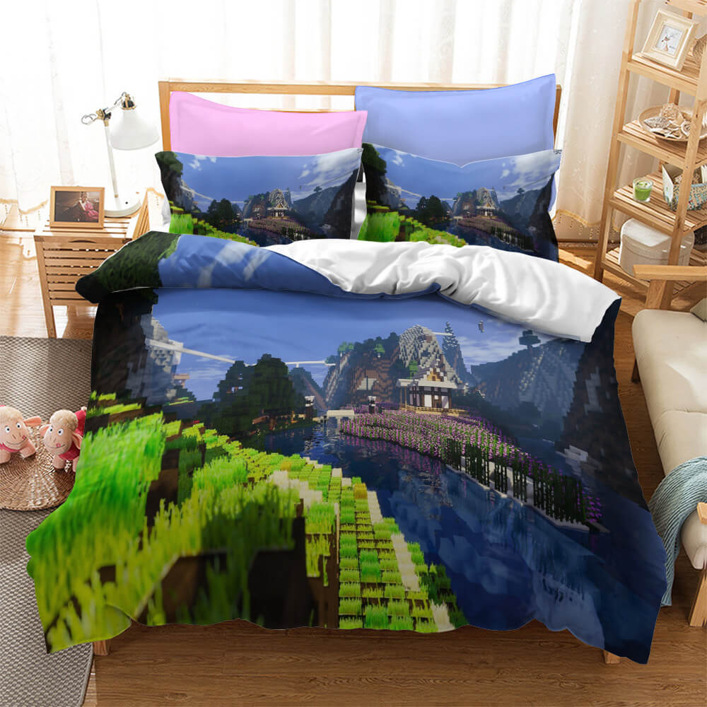 Minecraft Bedding Sets Pattern Quilt Cover Without Filler (Online Order Only)