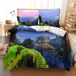 Minecraft Bedding Sets Pattern Quilt Cover Without Filler (Online Order Only)