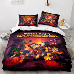 Minecraft Cosplay Bedding Set Kids Quilt Cover (Online Order Only)