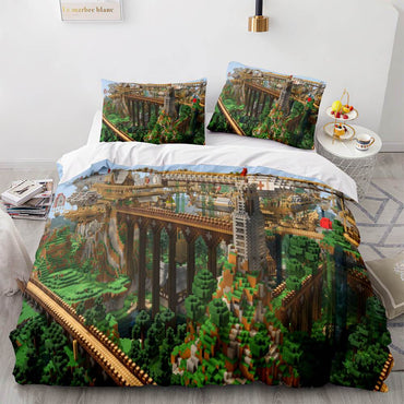 Minecraft Bedding Set Duvet Cover Bed Sets (Online Order Only)