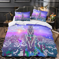 Minecraft Duvet Cover Pattern Bedding Set Without Filler (ONLINE ORDER ONLY)
