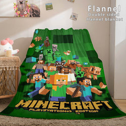 Minecraft Flannel Fleece Throw Cosplay Blanket (Online Order Only)