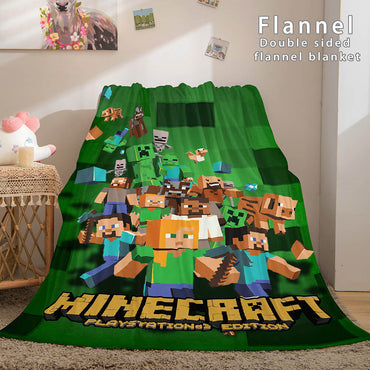 Minecraft Flannel Fleece Throw Cosplay Blanket (Online Order Only)