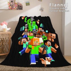 Minecraft Flannel Fleece Throw Cosplay Blanket (Online Order Only)