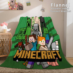 Minecraft Flannel Fleece Throw Cosplay Blanket (Online Order Only)