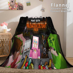 Minecraft Flannel Fleece Throw Cosplay Blanket (Online Order Only)