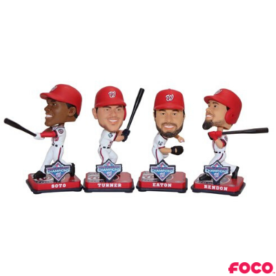 Washington Nationals 2019 World Series Champions Bobbleheads (ONLINE ORDER ONLY)
