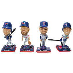 Chicago Cubs 2016 World Series Champions Bobbleheads (ONLINE ORDER ONLY)